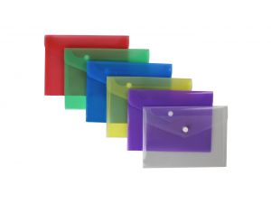 Teczka kopertowa A5 transparentna