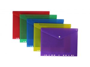 Teczka kopertowa A4 wpinana do segregatora transparentna