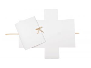 Teczka wiązana biała 300g TW320X230X35 bezkwasowa 320x230x50